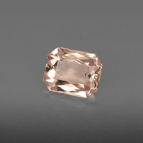 Morganita Salmão Natural 1.45ct, Corte Esmeralda, VVS-VS