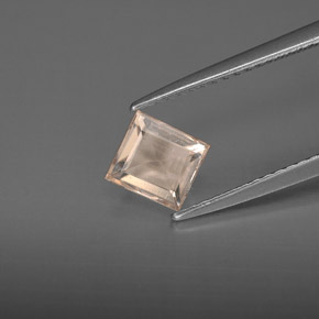 Morganita rosa natural 0,64ct, baguete, VS