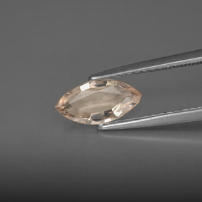 Morganita rosa natural 0,65ct, marquise, VS