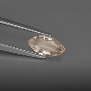 Morganita rosa natural 0,65ct, marquise, VS