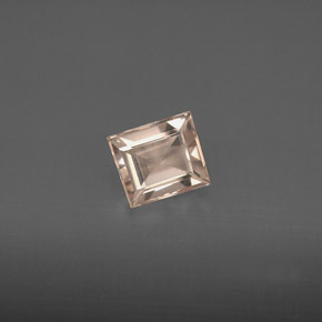 Morganita rosa natural 0,80ct, baguete, VS