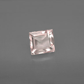 Morganita rosa natural 1,42ct, baguete, VVS
