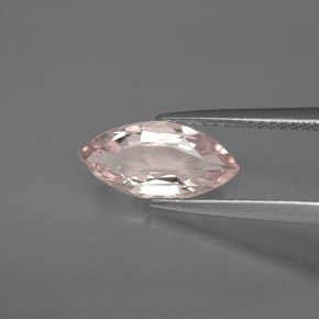 Morganita rosa natural 1,45ct, marquise, VS
