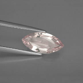 Morganita rosa natural 1,45ct, marquise, VS