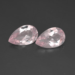 Pedras preciosas de morganita rosa natural de  ct, formato de pêra, VVS-VS