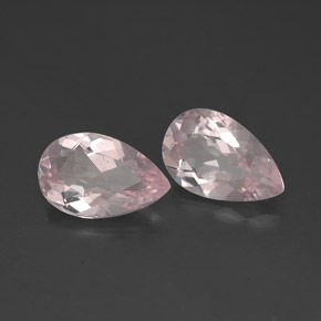 Pedras preciosas de morganita rosa natural de  ct, formato de pêra, VVS-VS