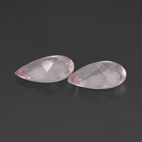 Pedras preciosas de morganita rosa natural de  ct, formato de pêra, VVS-VS