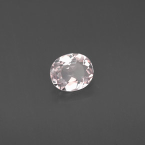 Morganita rosa natural 0,54ct, corte oval, VVS-VS