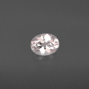 Morganita rosa natural 0,62ct, corte oval, VVS-VS
