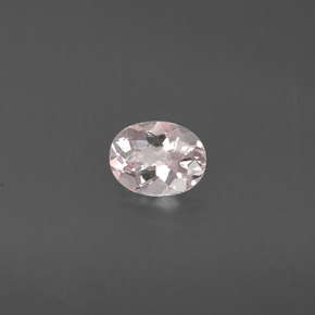 Morganita rosa natural 0,62ct, corte oval, VVS-VS