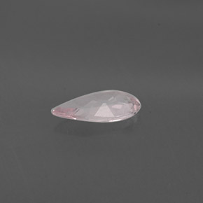 Morganita rosa natural 0,67ct, formato de pêra, VVS-VS