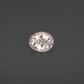 Morganita rosa natural 1,12ct, corte oval, VVS