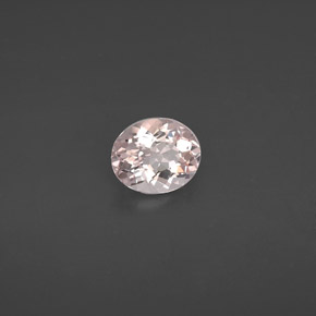 Morganita rosa natural 1,12ct, corte oval, VVS