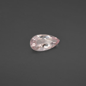 Morganita rosa natural 0,92ct, formato de pêra, VVS