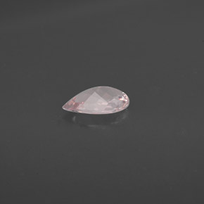 Morganita rosa natural 1,11ct, formato de pêra, VVS