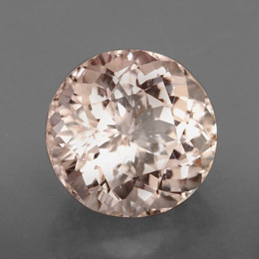 Morganita rosa natural 6,79ct, corte oval, VVS-VS