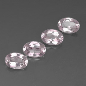 Pedras preciosas de morganita rosa natural de  ct, corte oval, VVS