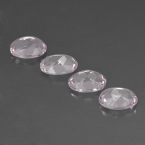 Pedras preciosas de morganita rosa natural de  ct, corte oval, VVS