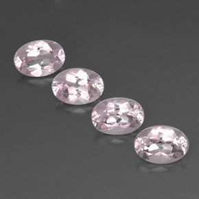 Pedras preciosas de morganita rosa natural de  ct, corte oval, VVS