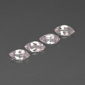 Pedras preciosas de morganita rosa natural de  ct, marquise, VVS
