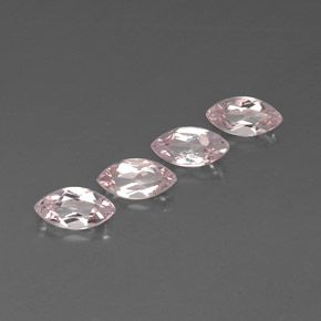 Morganita rosa natural 2,28ct, marquise, VVS