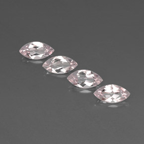 Pedras preciosas de morganita rosa natural de  ct, marquise, VVS