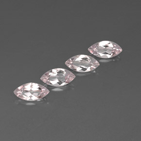 Pedras preciosas de morganita rosa natural de  ct, marquise, VVS