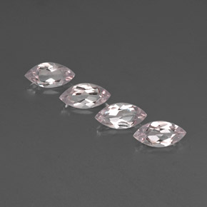 Pedras preciosas de morganita rosa natural de  ct, marquise, VVS