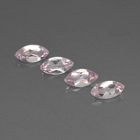 Pedras preciosas de morganita rosa natural de  ct, marquise, VVS