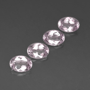 Pedras preciosas de morganita rosa natural de  ct, corte oval, IF