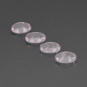 Pedras preciosas de morganita rosa natural de  ct, corte oval, IF