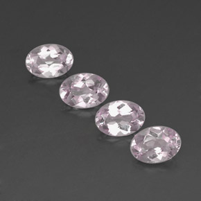 Pedras preciosas de morganita rosa natural de  ct, corte oval, IF