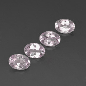 Pedras preciosas de morganita rosa natural de  ct, corte oval, IF