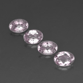 Pedras preciosas de morganita rosa natural de  ct, corte oval, VVS