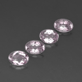 Pedras preciosas de morganita rosa natural de  ct, corte oval, VVS