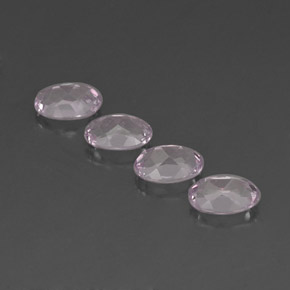 Pedras preciosas de morganita rosa natural de  ct, corte oval, VVS