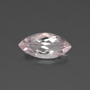 Morganita rosa natural 0,92ct, marquise, VVS