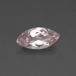 Morganita rosa natural 0,96ct, marquise, VVS-VS