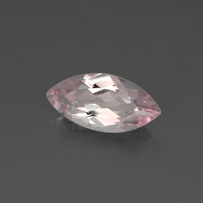Morganita rosa natural 0,96ct, marquise, VVS-VS