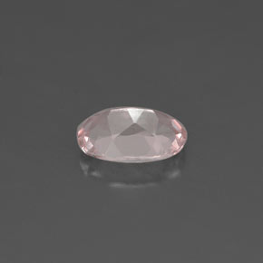 Morganita rosa natural 0,46ct, corte oval, VVS