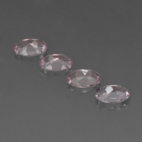 Pedras preciosas de morganita rosa natural de  ct, corte oval, VVS