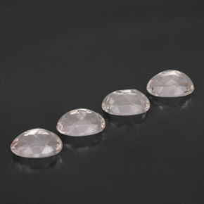 Pedras preciosas de morganita rosa natural de  ct, corte oval, VVS