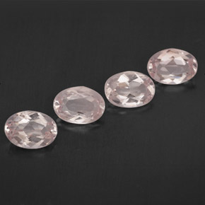 Pedras preciosas de morganita rosa natural de  ct, corte oval, VVS