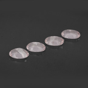 Pedras preciosas de morganita rosa natural de  ct, corte oval, VVS