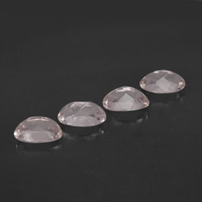 Pedras preciosas de morganita rosa natural de  ct, corte oval, VVS