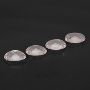 Pedras preciosas de morganita rosa natural de  ct, corte oval, VVS