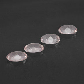 Pedras preciosas de morganita rosa natural de  ct, corte oval, VVS