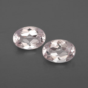 Pedras preciosas de morganita rosa natural de  ct, corte oval, VVS