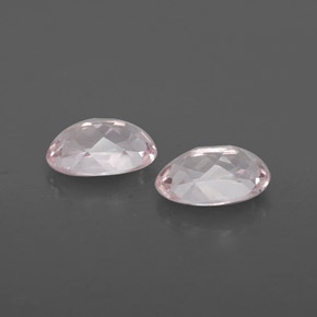 Pedras preciosas de morganita rosa natural de  ct, corte oval, VVS