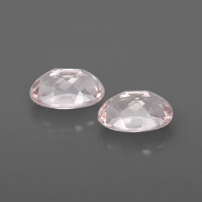 Pedras preciosas de morganita rosa natural de  ct, corte oval, VVS
